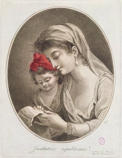 Republican Teacher, c.1789 by French School