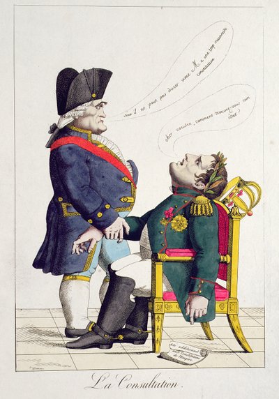 The Consultation, May 1815 by French School