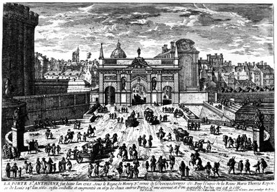 La Porte Saint-Antoine, Paris by French School