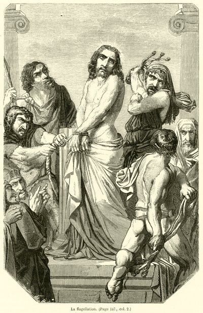 The Flagellation by French School