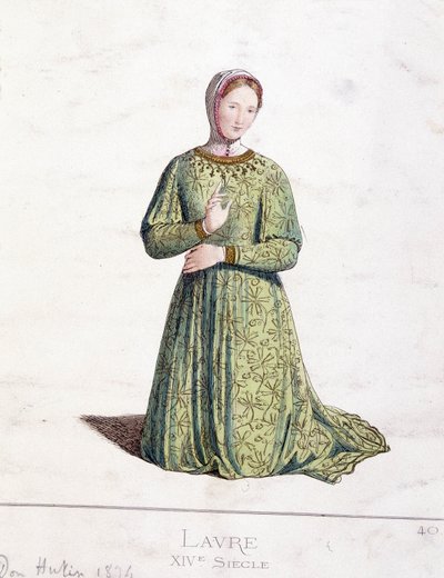 Laure (Laura de Noves) by French School