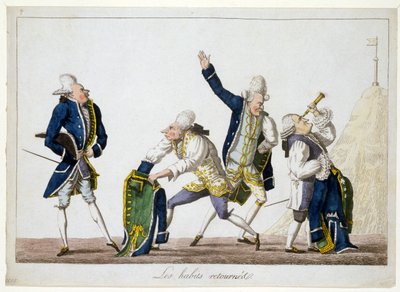Les Habits Retournés, c.1815 by French School