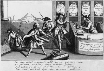 Louis Mandrin (1724-55) Attacking by French School
