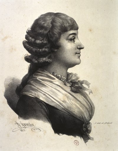 Madame Roland (Marie-Jeanne Roland de la Platière) by French School