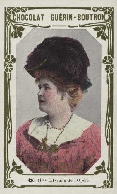 Madame Litvinne, from the Opera by French School