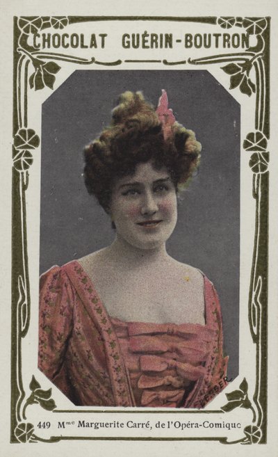 Madame Marguerite Carre, from the Opera-Comique by French School