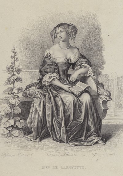 Madame de Lafayette, French author by French School