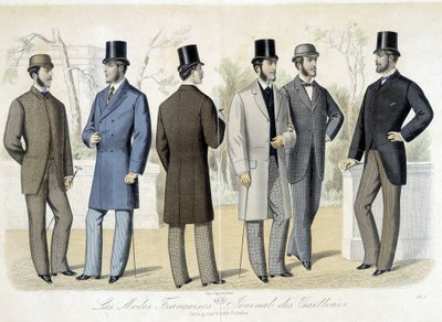 Male models, Journal of tailors by French School