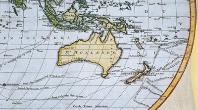 Map of New Holland by French School