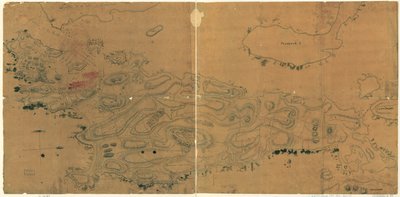 Map of Newport and Rhode Island by French School