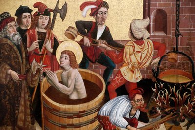 Martyrdom of St John by French School