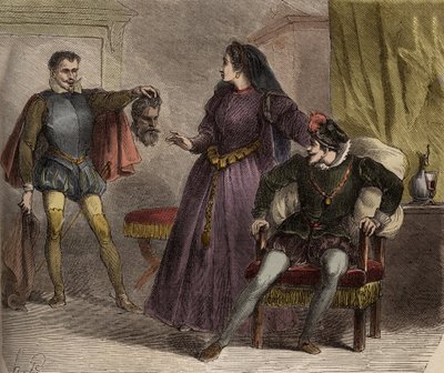 Massacre of Saint Barthelemy, August 24 by French School