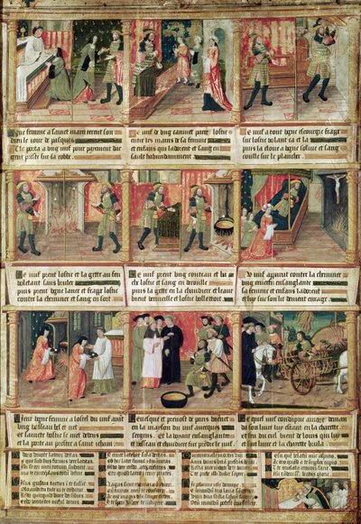 Miracle of the Profanation of the Host by French School