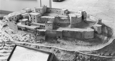 Model of The Krak des Chevaliers by French School