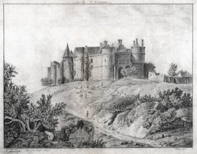 Montargis Castle by French School