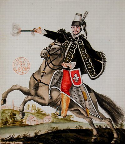 Hussar of the Esterhazy Regiment by French School