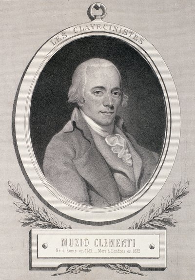 Muzio Clementi (1752-1832) Engraved by Alfred Lemoine by French School