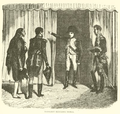 Napoleon Rebuking Morla by French School