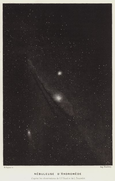 Andromeda Nebula (lithograph) by French School