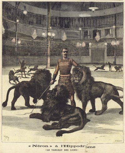 Nero at the Hippodrome by French School