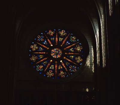 North Rose Window by French School