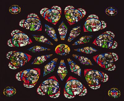 North rose window by French School