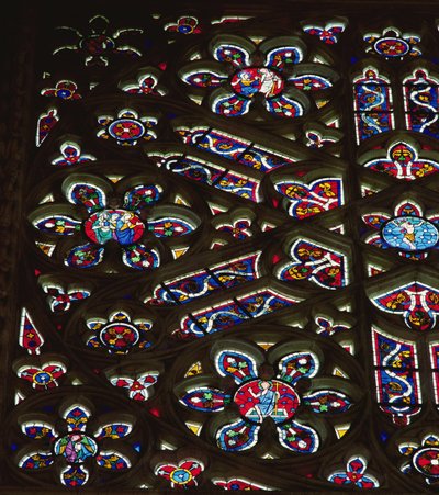 North rose window by French School