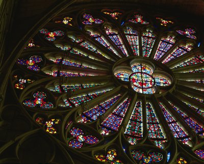 North Rose Window, c.1300-20 by French School