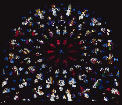 North Rose Window, Early 16th Century by French School