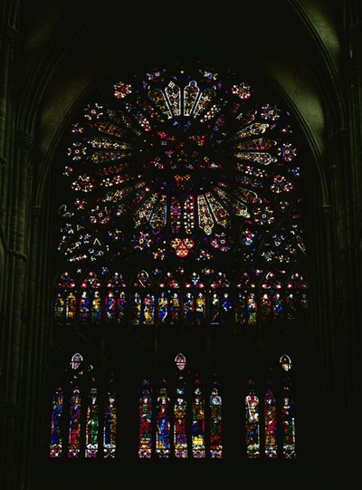 North Transept Window by French School