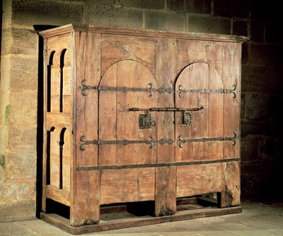 Oak chest of drawers by French School