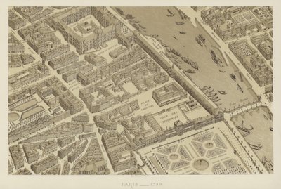 Paris, 1730 by French School