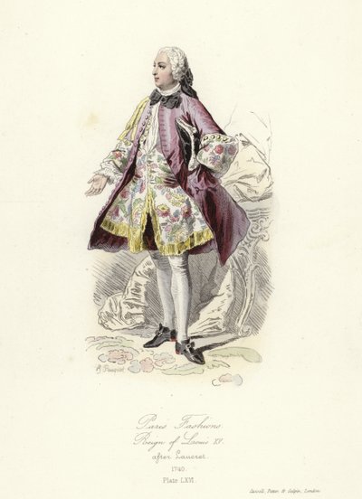 Paris Fashions, Reign of Louis XV by French School