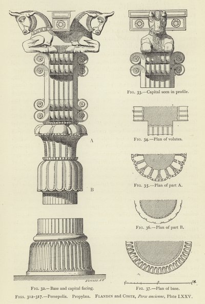 Persepolis, Propylaea by French School