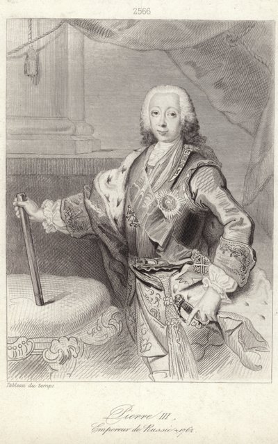 Peter III of Russia by French School