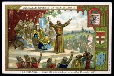 Peter the Hermit preaching the 1st Crusade by French School