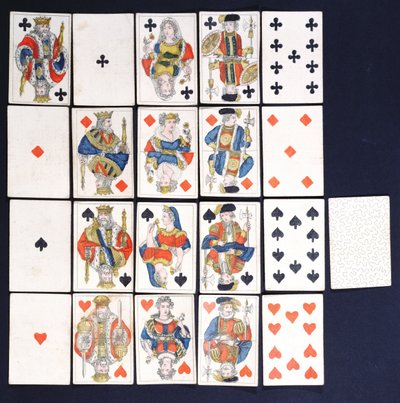 Playing Cards by French School