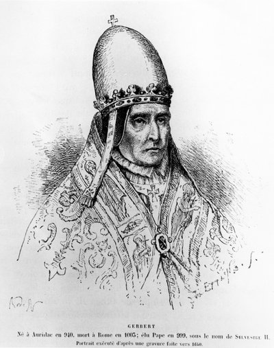 Pope Sylvester II by French School