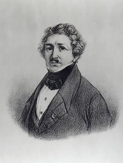 Portrait of Louis-Jacques Daguerre (1787-1851) by French School