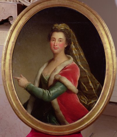 Portrait of Madame Champmesle by French School