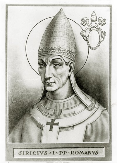 Portrait of Pope Siricius, c.1835 by French School