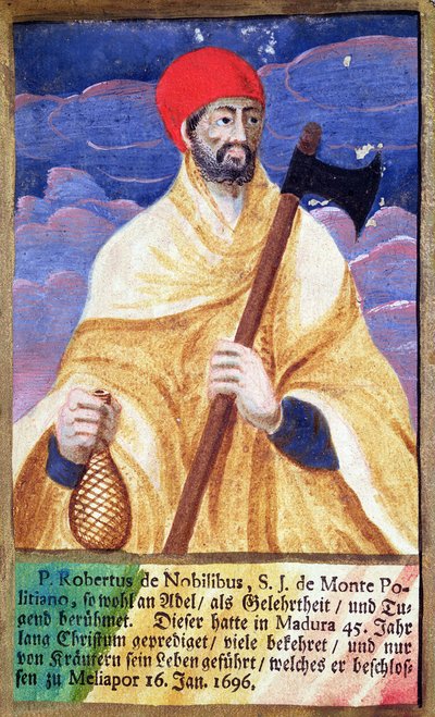 Portrait of Roberto de Nobili by French School