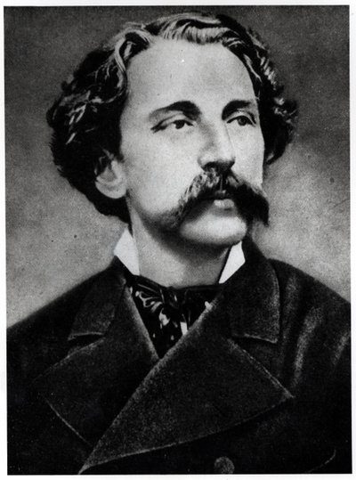 Portrait of Stephane Mallarme, c.1873 by French School
