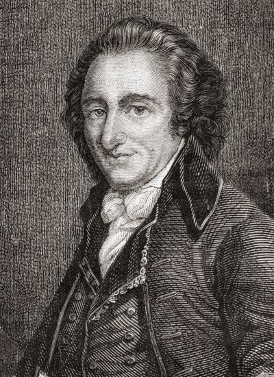 Portrait of Thomas Paine by French School