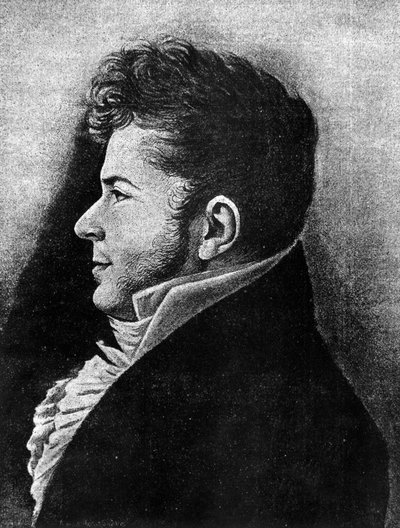Portrait of young Stendhal by French School