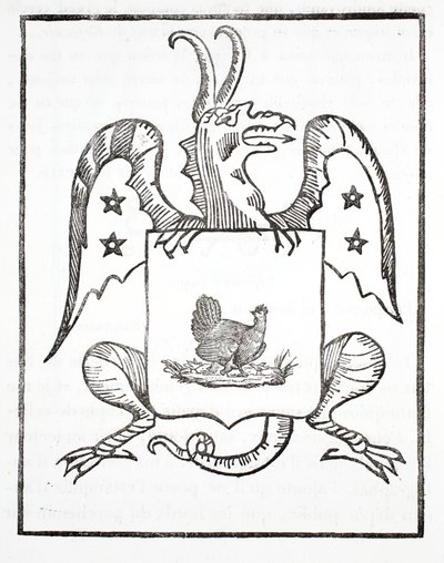 Poule Noire, Frontispiece, The Red Dragon by French School
