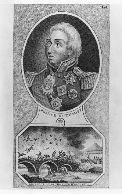 Prince Mikhail Illarionovich Golenischev-Kutuzov by French School