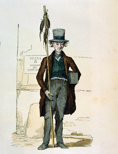 Rat Poison Seller, 1845 by French School