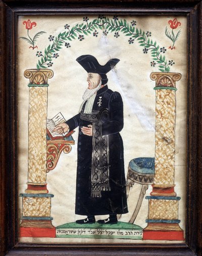 Representation of a Rabbi by French School