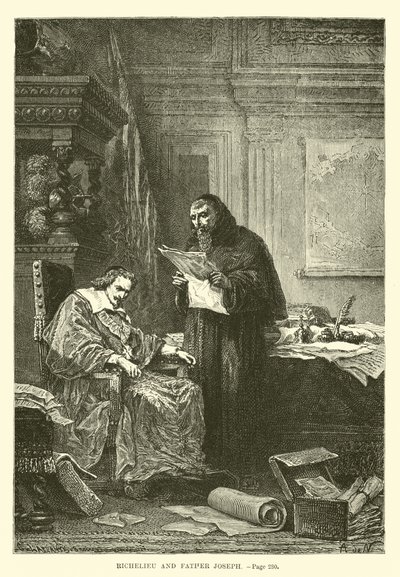 Richelieu and Father Joseph by French School